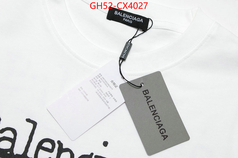 Clothing-Balenciaga 7 star quality designer replica ID: CX4027 $: 52USD