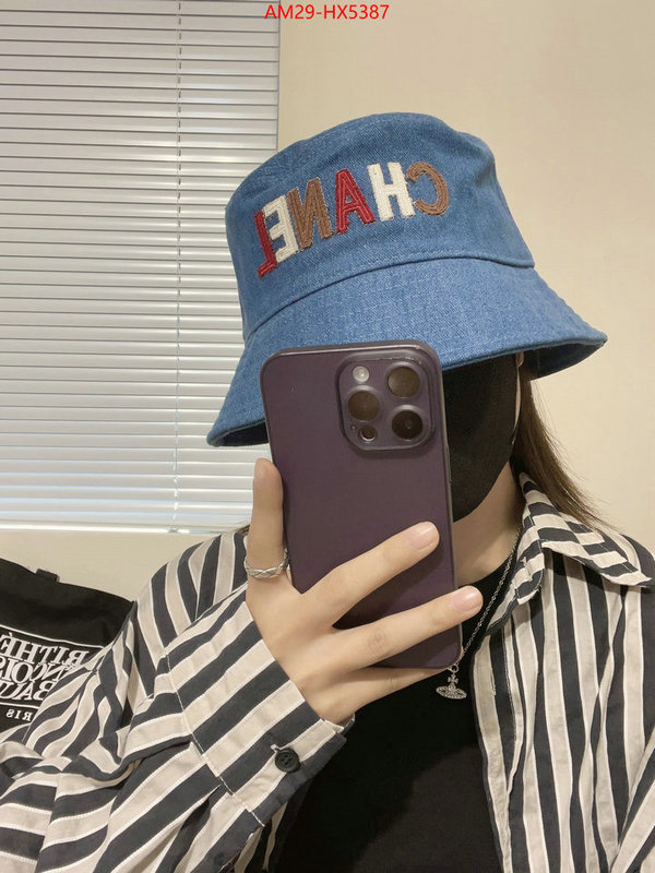 Cap (Hat)-Chanel designer 1:1 replica ID: HX5387 $: 29USD