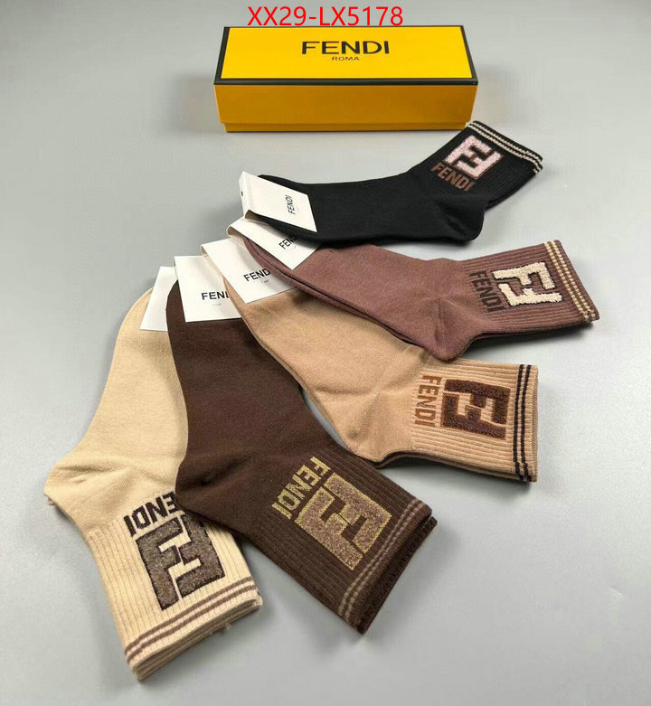 Sock-Fendi online store ID: LX5178 $: 29USD