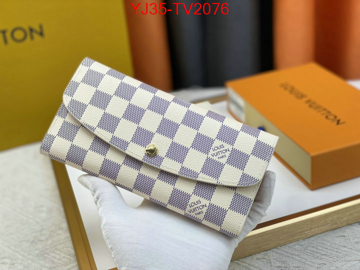 LV Bags(4A)-Wallet what is a counter quality ID: TV2076 $: 35USD,