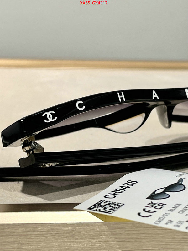 Glasses-Chanel fake high quality ID: GX4317 $: 65USD