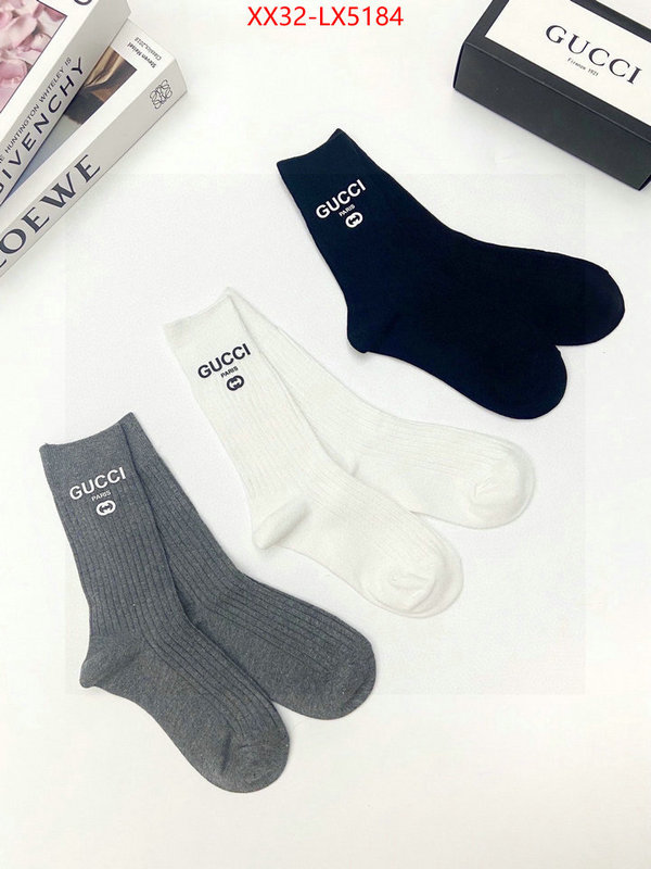 Sock-Gucci aaaaa replica ID: LX5184 $: 32USD