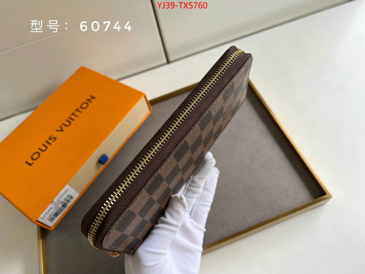 LV Bags(4A)-Wallet shop cheap high quality 1:1 replica ID: TX5760 $: 39USD,