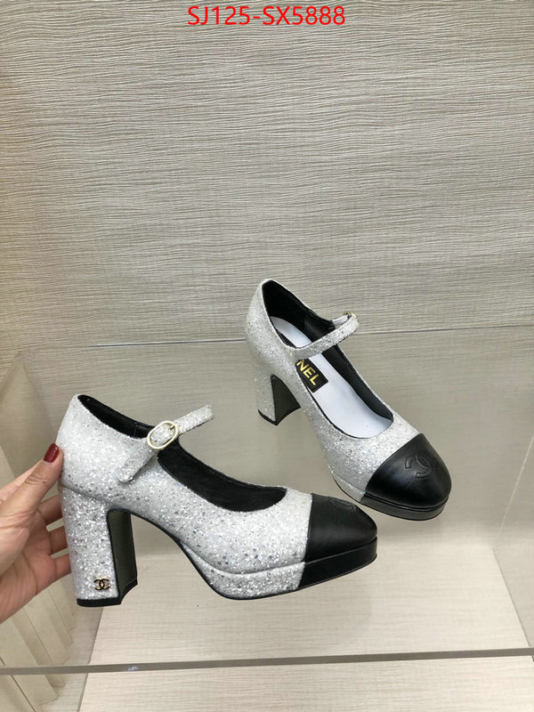 Women Shoes-Chanel aaaaa+ class replica ID: SX5888 $: 125USD