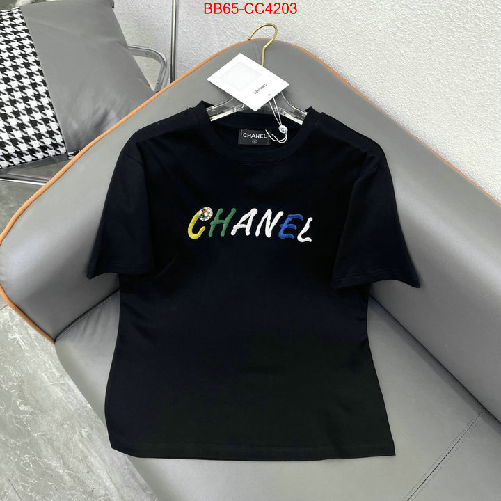 Clothing-Chanel styles & where to buy ID: CC4203 $: 65USD