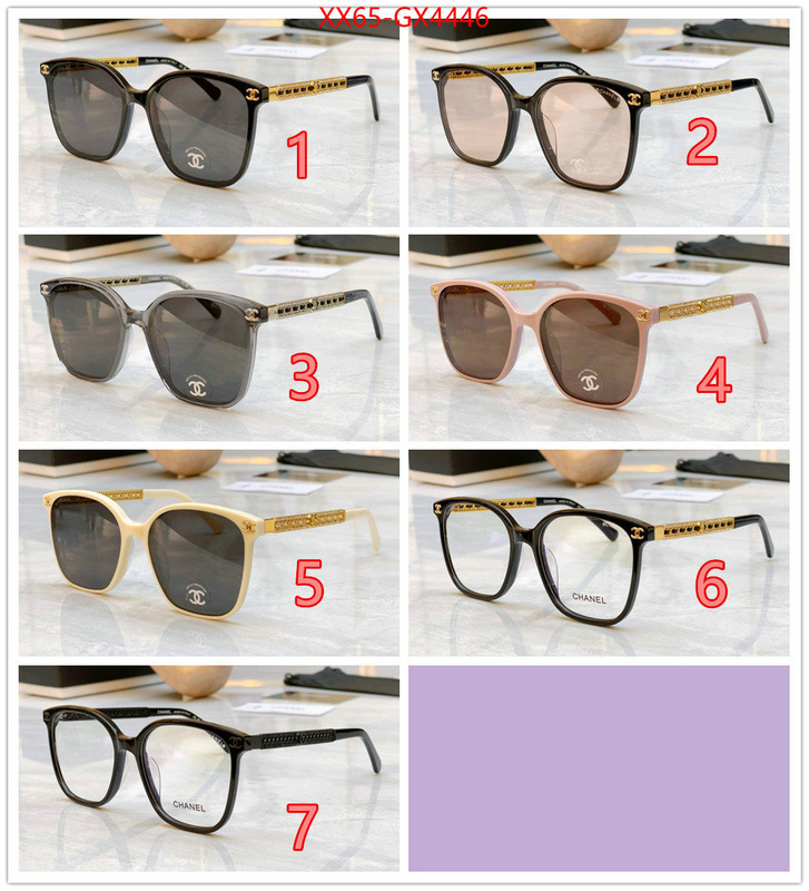 Glasses-Chanel high quality ID: GX4446 $: 65USD