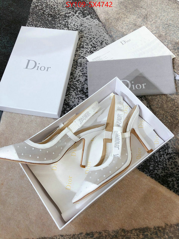 Women Shoes-Dior shop cheap high quality 1:1 replica ID: SX4742 $: 109USD