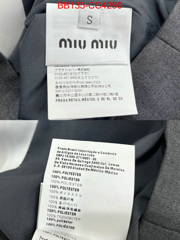 Clothing-MIU MIU buy 2024 replica ID: CC4290 $: 135USD