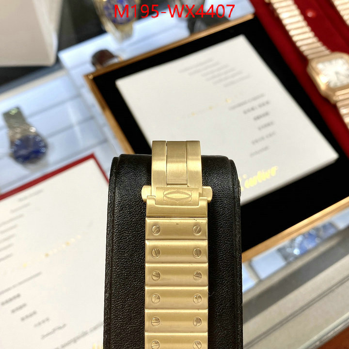 Watch(4A)-Cartier shop the best high quality ID: WX4407 $: 195USD