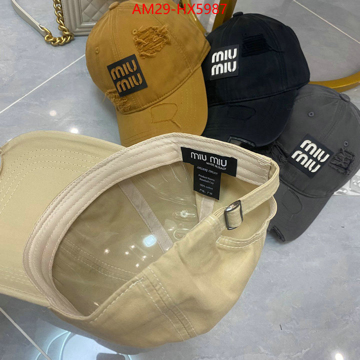 Cap(Hat)-Miu Miu where to find the best replicas ID: HX5987 $: 29USD