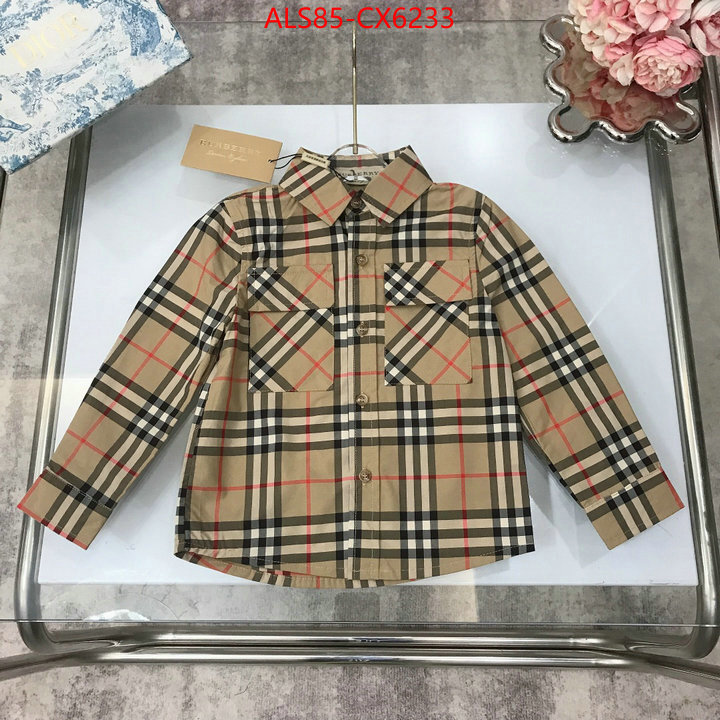 Kids clothing-Burberry designer fake ID: CX6233 $: 85USD