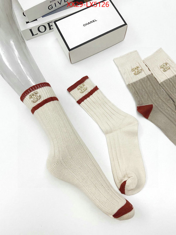 Sock-Chanel wholesale sale ID: LX5126 $: 29USD