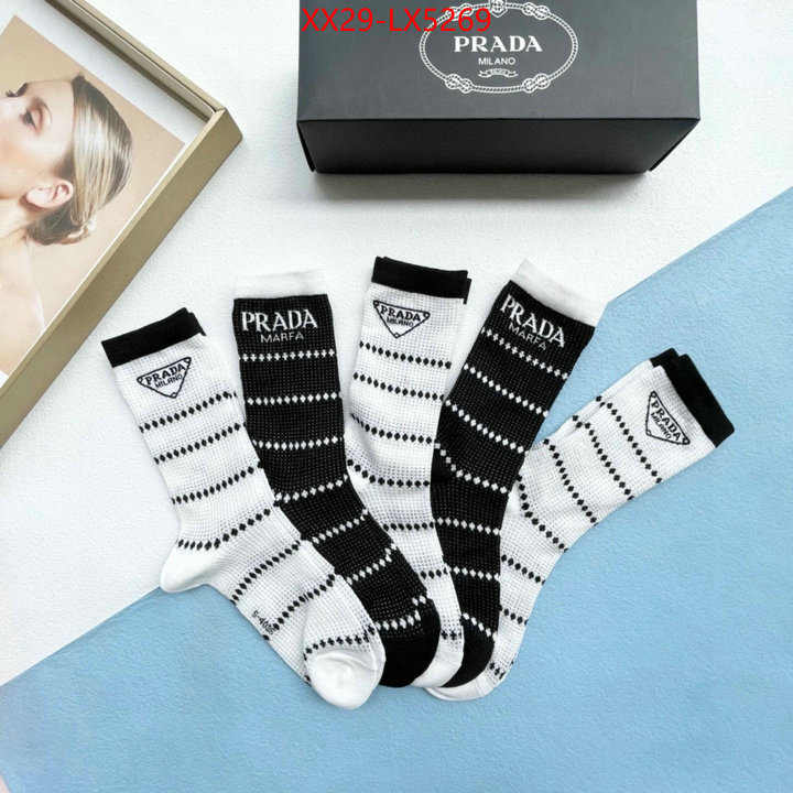 Sock-Prada sellers online ID: LX5269 $: 29USD