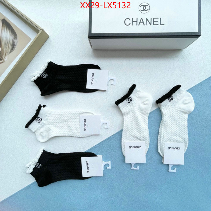 Sock-Chanel fake aaaaa ID: LX5132 $: 29USD