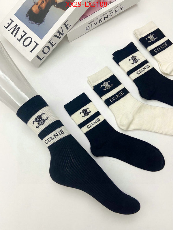 Sock-CELINE aaaaa+ class replica ID: LX5108 $: 29USD