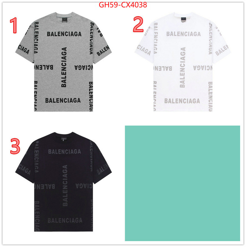 Clothing-Balenciaga replcia cheap from china ID: CX4038 $: 59USD