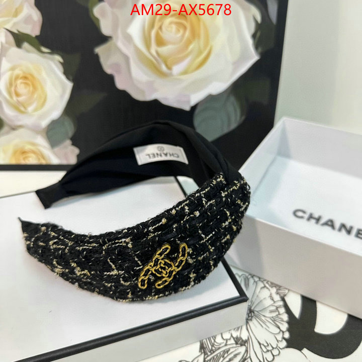 Hair band-Chanel designer fashion replica ID: AX5678 $: 29USD