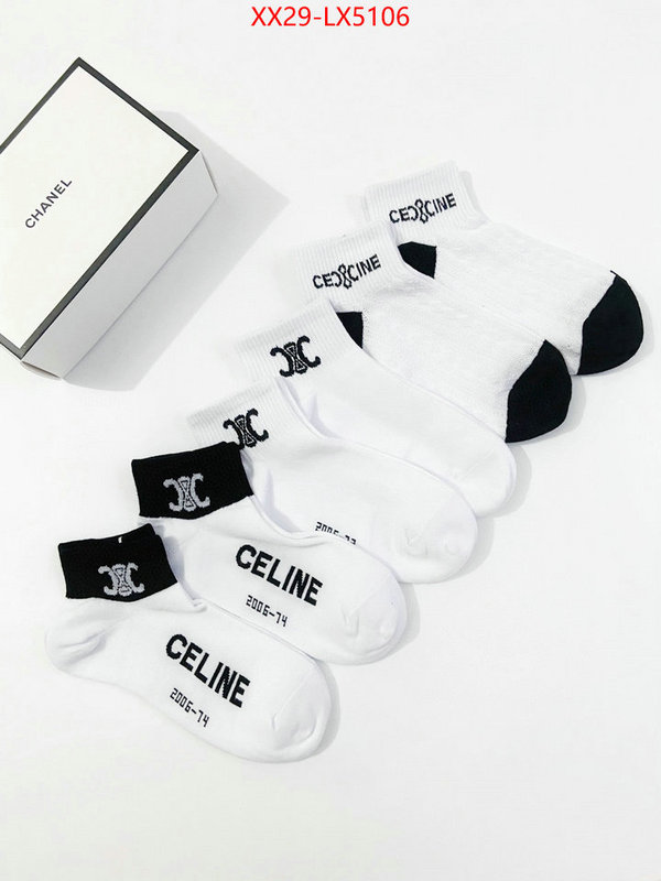 Sock-CELINE where to buy high quality ID: LX5106 $: 29USD