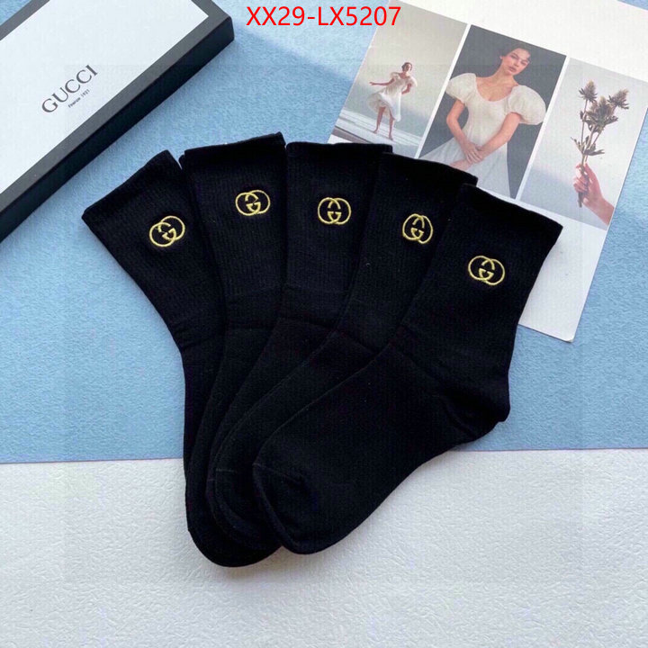 Sock-Gucci designer 7 star replica ID: LX5207 $: 29USD