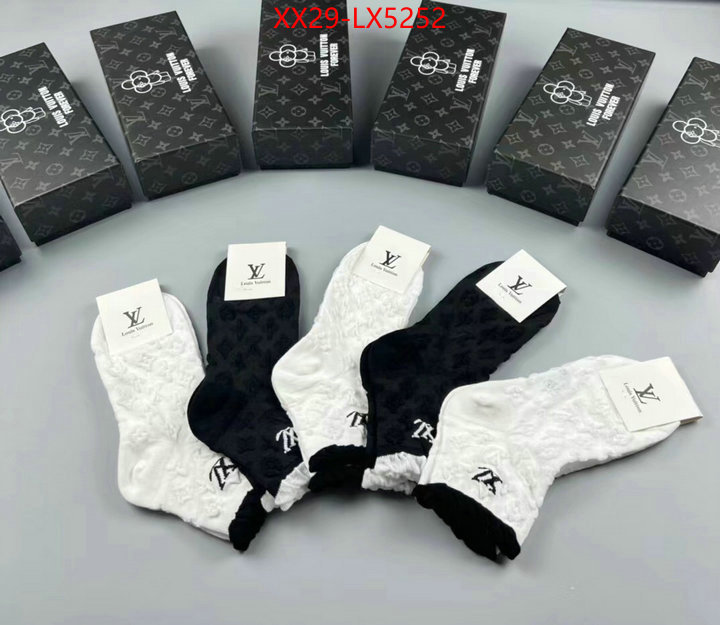 Sock-LV styles & where to buy ID: LX5252 $: 29USD