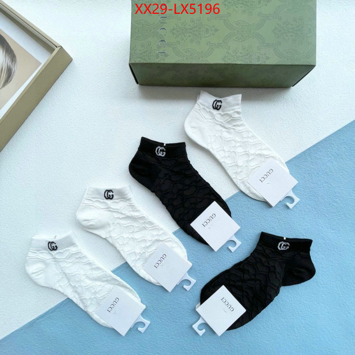 Sock-Gucci unsurpassed quality ID: LX5196 $: 29USD