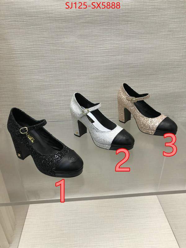 Women Shoes-Chanel aaaaa+ class replica ID: SX5888 $: 125USD