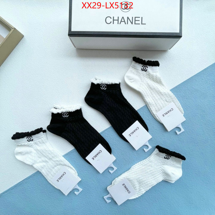 Sock-Chanel fake aaaaa ID: LX5132 $: 29USD