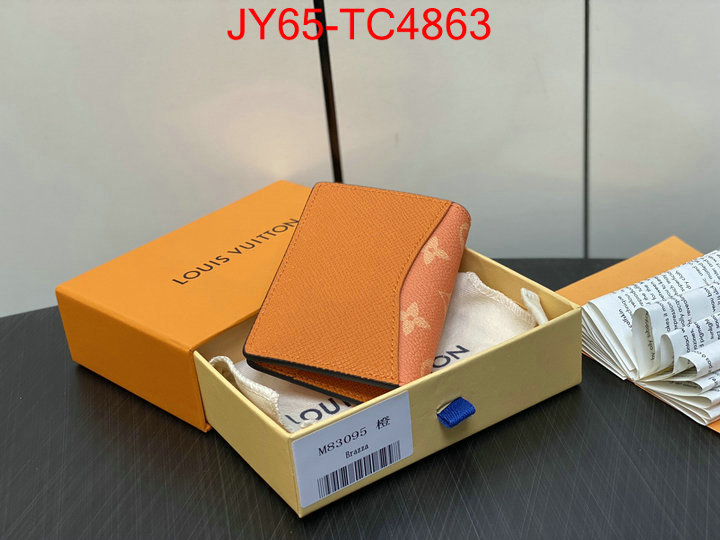 LV Bags(TOP)-Wallet buy high quality cheap hot replica ID: TC4863 $: 65USD,