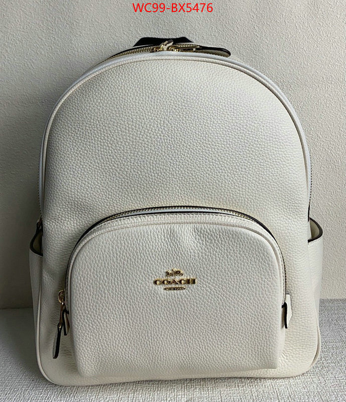 Coach Bags(4A)-Backpack- best replica 1:1 ID: BX5476 $: 99USD,