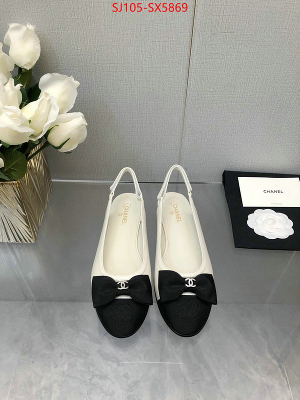 Women Shoes-Chanel luxury fake ID: SX5869 $: 105USD