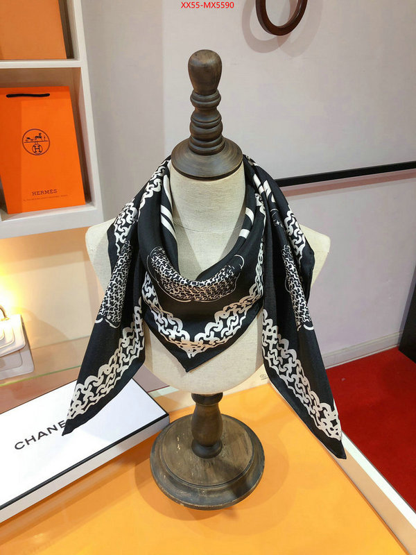 Scarf-Chanel top quality fake ID: MX5590 $: 55USD