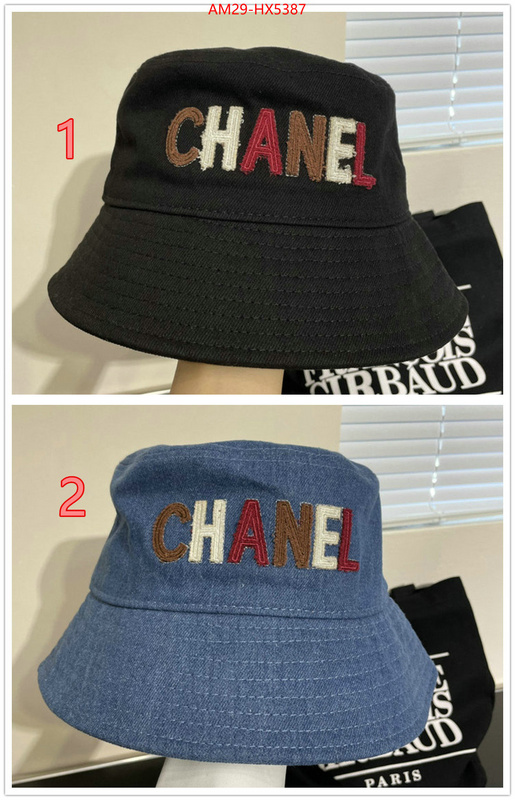 Cap (Hat)-Chanel designer 1:1 replica ID: HX5387 $: 29USD