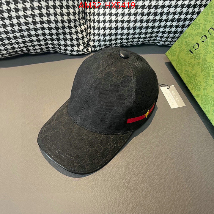 Cap(Hat)-Gucci best wholesale replica ID: HX5419 $: 32USD