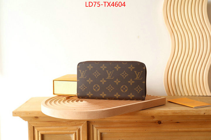 LV Bags(TOP)-Wallet replcia cheap from china ID: TX4604 $: 75USD,