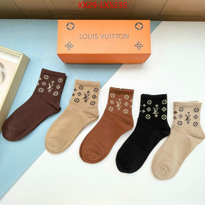 Sock-LV high quality 1:1 replica ID: LX5235 $: 29USD