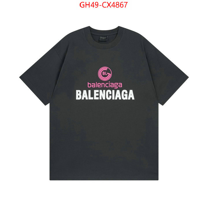 Clothing-Balenciaga luxury cheap replica ID: CX4867 $: 49USD