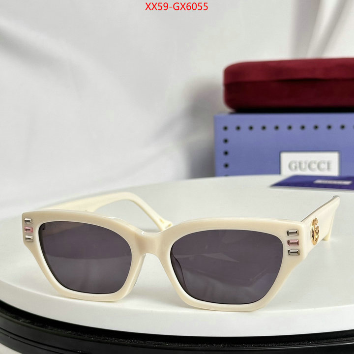 Glasses-Gucci wholesale replica shop ID: GX6055 $: 59USD