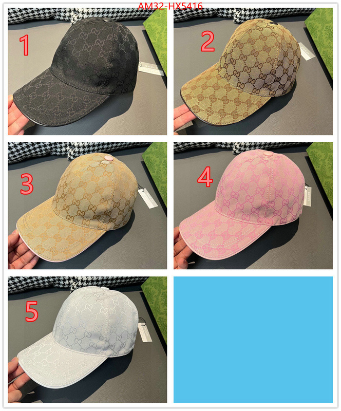 Cap(Hat)-Gucci same as original ID: HX5416 $: 32USD