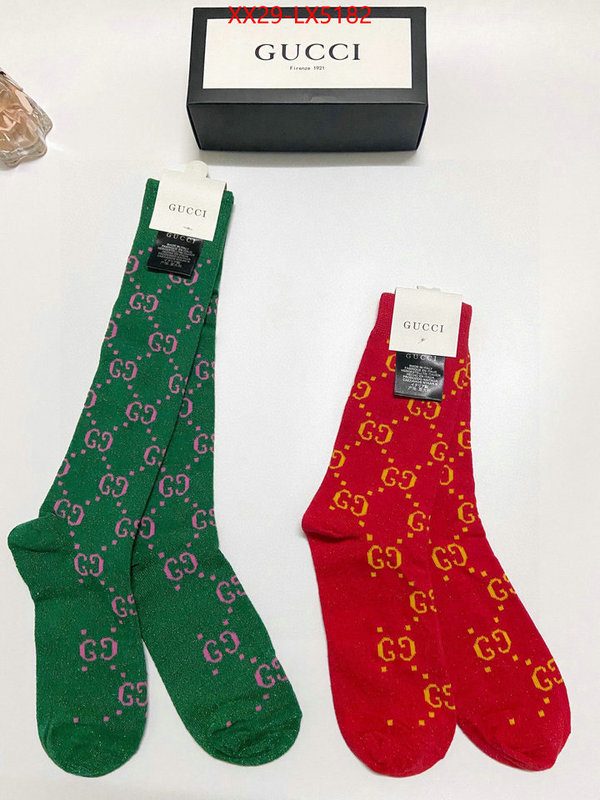 Sock-Gucci replica designer ID: LX5182 $: 29USD