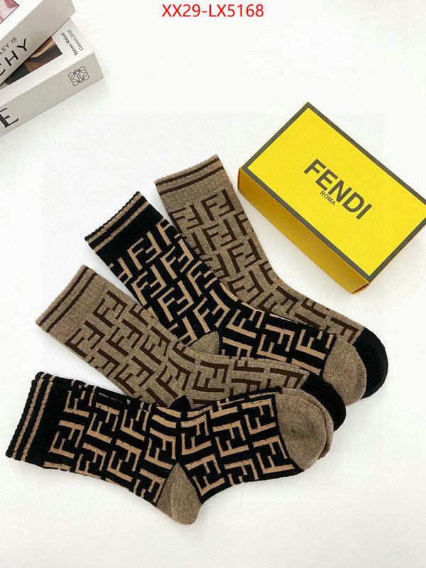 Sock-Fendi fashion ID: LX5168 $: 29USD