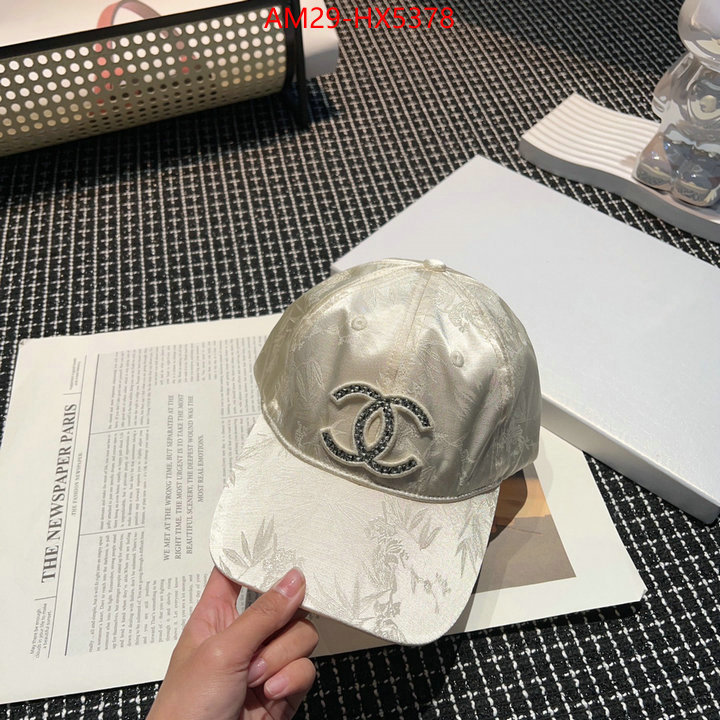 Cap (Hat)-Chanel high quality replica designer ID: HX5378 $: 29USD