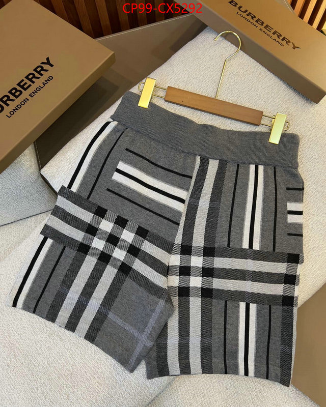 Clothing-Burberry the top ultimate knockoff ID: CX5292 $: 99USD