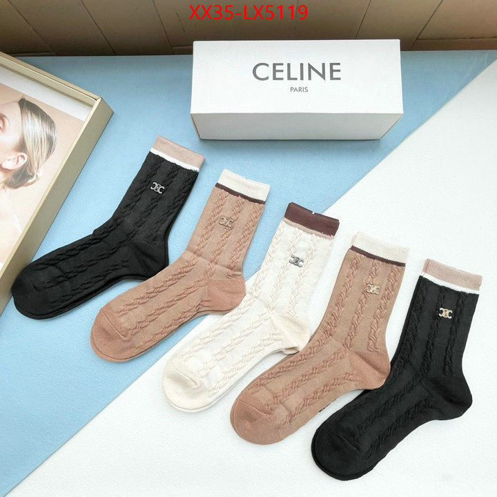Sock-CELINE 1:1 clone ID: LX5119 $: 35USD