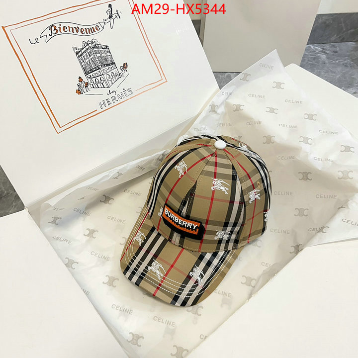 Cap(Hat)-Burberry where to buy fakes ID: HX5344 $: 29USD