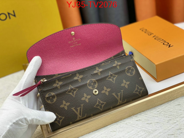 LV Bags(4A)-Wallet what is a counter quality ID: TV2076 $: 35USD,