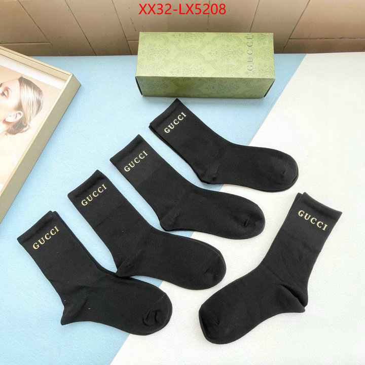 Sock-Gucci copy ID: LX5208 $: 32USD