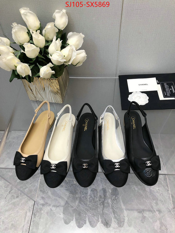 Women Shoes-Chanel luxury fake ID: SX5869 $: 105USD