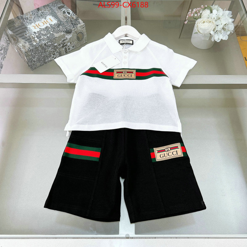 Kids clothing-Gucci mirror quality ID: CX6188 $: 99USD