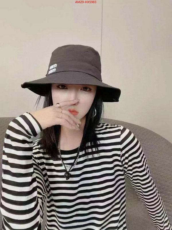 Cap(Hat)-Miu Miu for sale cheap now ID: HX5983 $: 29USD