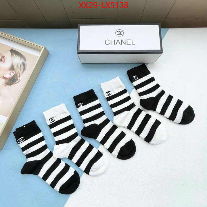 Sock-Chanel store ID: LX5138 $: 29USD